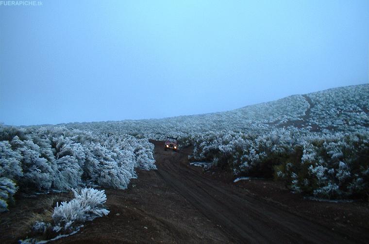 Nieve en el Teide